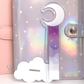 Galactic Crescent Moon Cloud Bank | Washi Stand