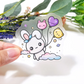 Galaxy Balloons Sugar Bun | Vinyl Sticker