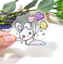 Galaxy Balloons Sugar Bun | Vinyl Sticker