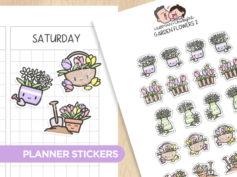 Garden Flowers 2 | Sticker Sheet