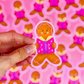 Reading Gingerbread | Vinyl Sticker