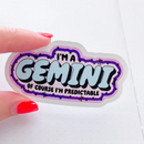 I'm a Gemini | Vinyl Sticker