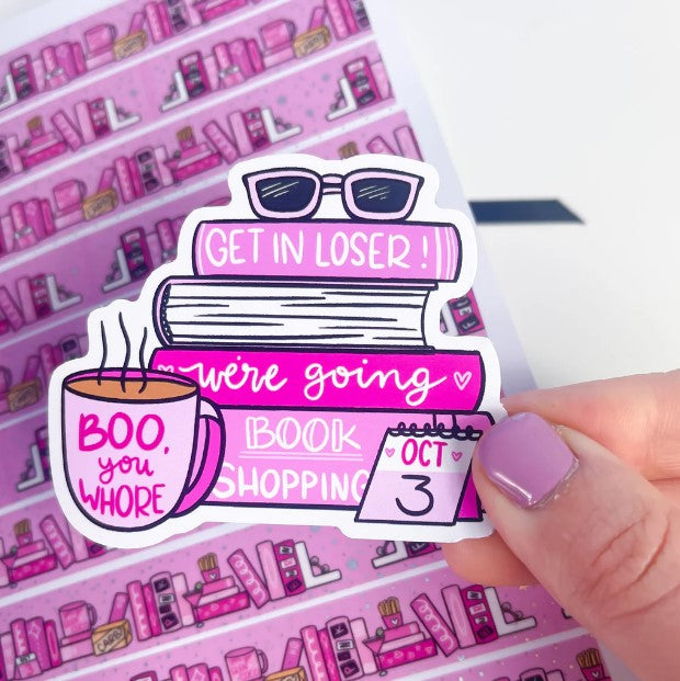 Get In Loser Books | Vinyl Sticker