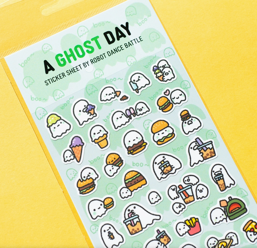 A Ghost Day | Sticker Sheet