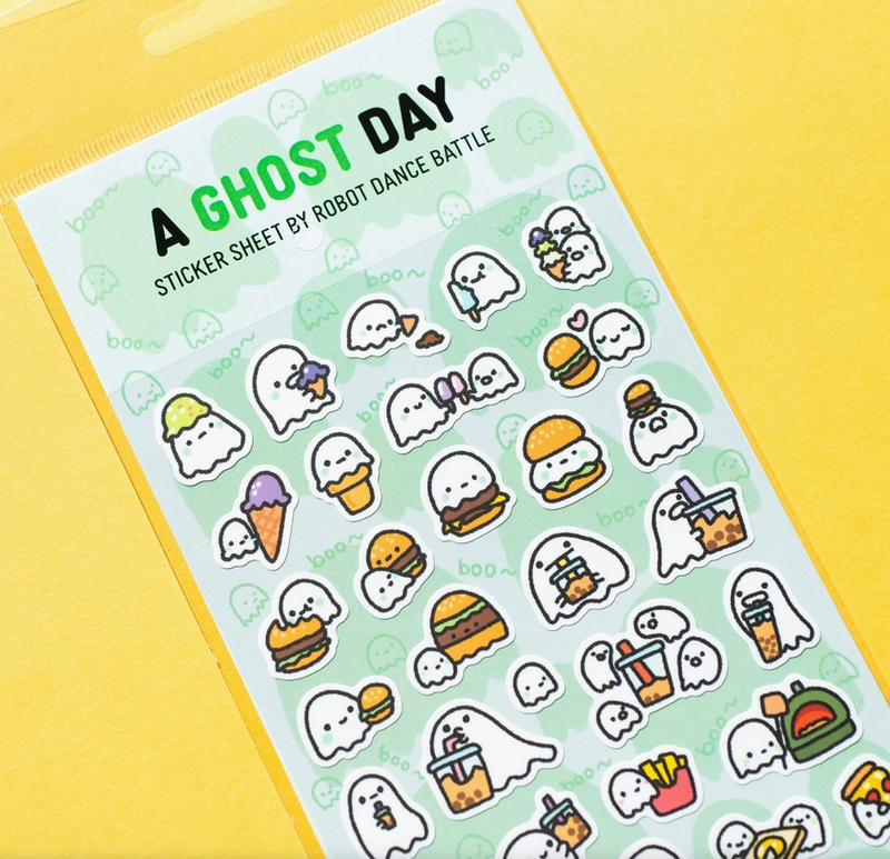 A Ghost Day | Sticker Sheet