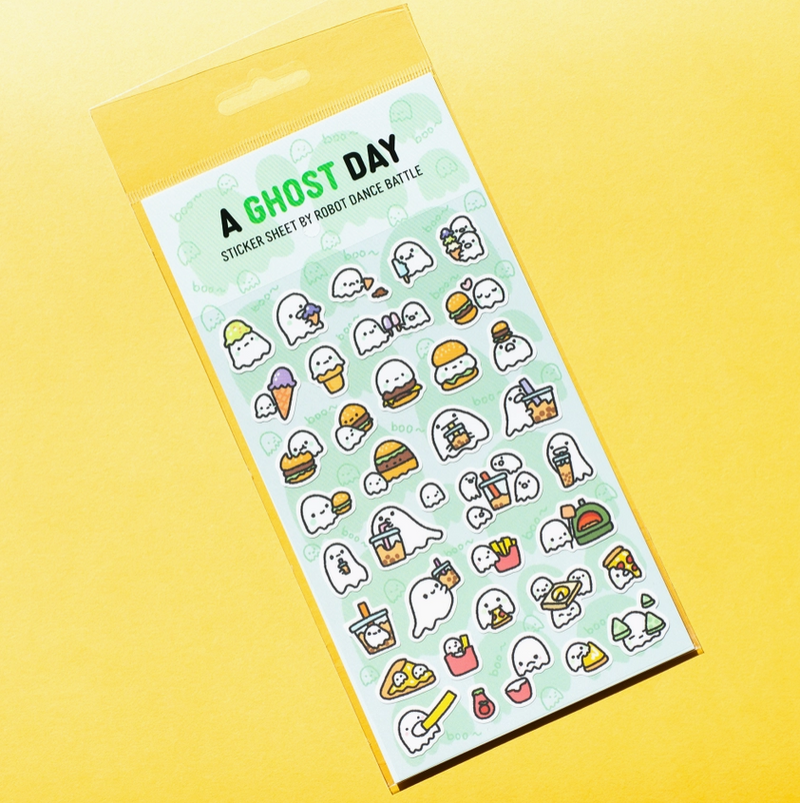 A Ghost Day | Sticker Sheet