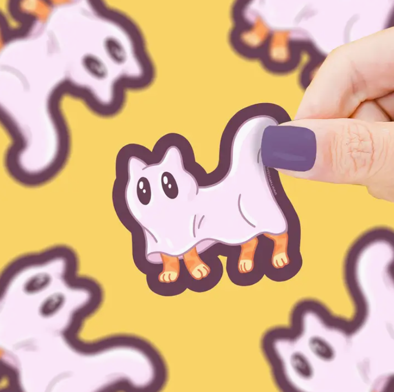 Ghost Kitty | Vinyl Sticker