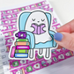 Ghost Reading Chair | Vinyl Sticker