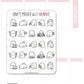 Ghosty Activities Sampler | Sticker Sheet
