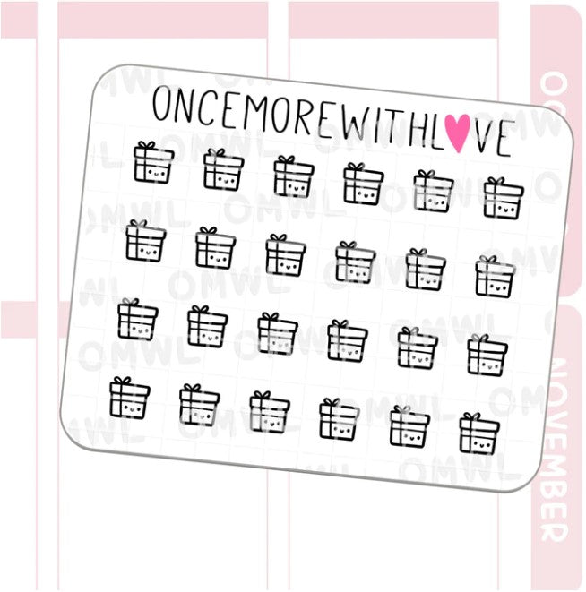 Mini Icons - Gift | Sticker Sheet