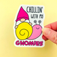 Chillin' With My Gnomies | Vinyl Decal