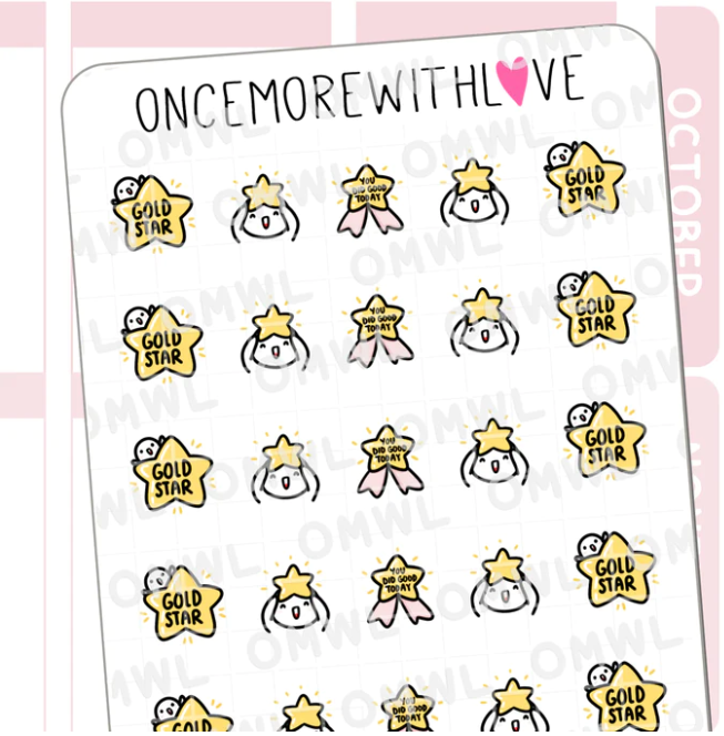 Gold Star | Sticker Sheet