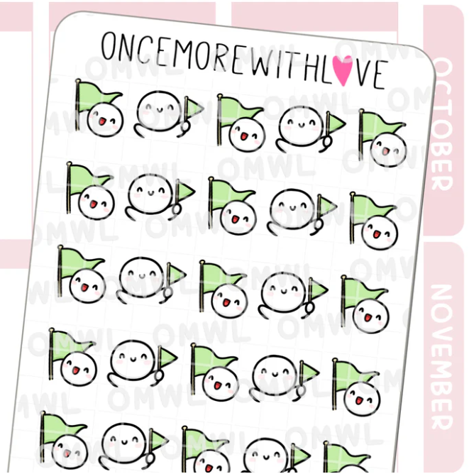Green Flag | Sticker Sheet