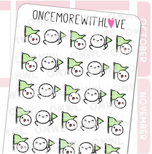 Green Flag | Sticker Sheet