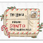 Greeting Card - From Santa