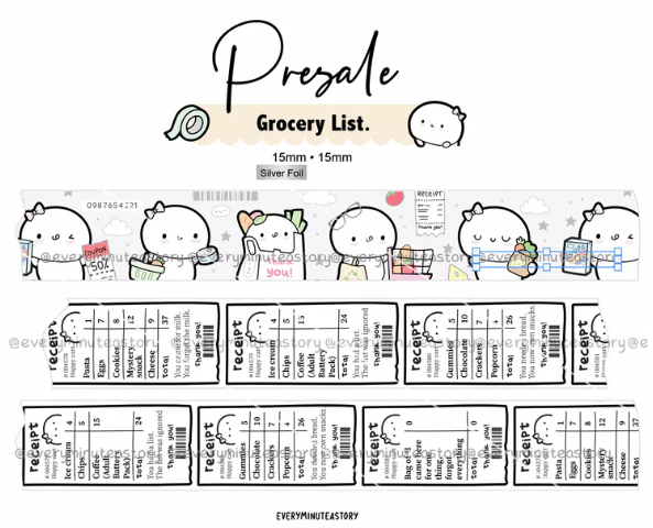 *PREORDER* Grocery Life Beanie Washi