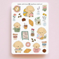 Groodle At A Cafe | Sticker Sheet