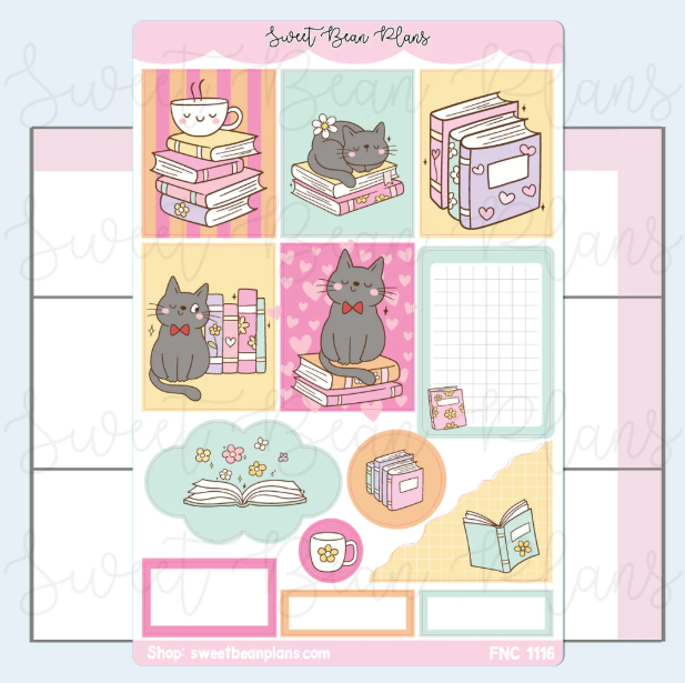 Groovy Cats | Journaling Sticker Sheet