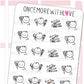 Hair Styling | Sticker Sheet