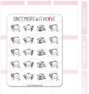 Hair Styling | Sticker Sheet