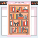 Halloween Bookshelf | Large Sticker