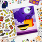 Draw-Along Halloween | Sticker Book