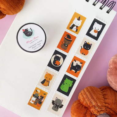 Halloween Cats | Stamp Washi