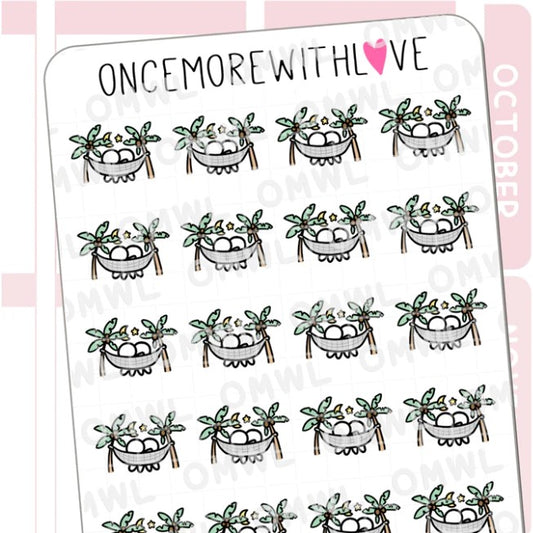 Couples Hammock | Sticker Sheet