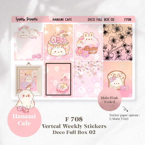 Hanami Cafe | Vertical Full Boxes