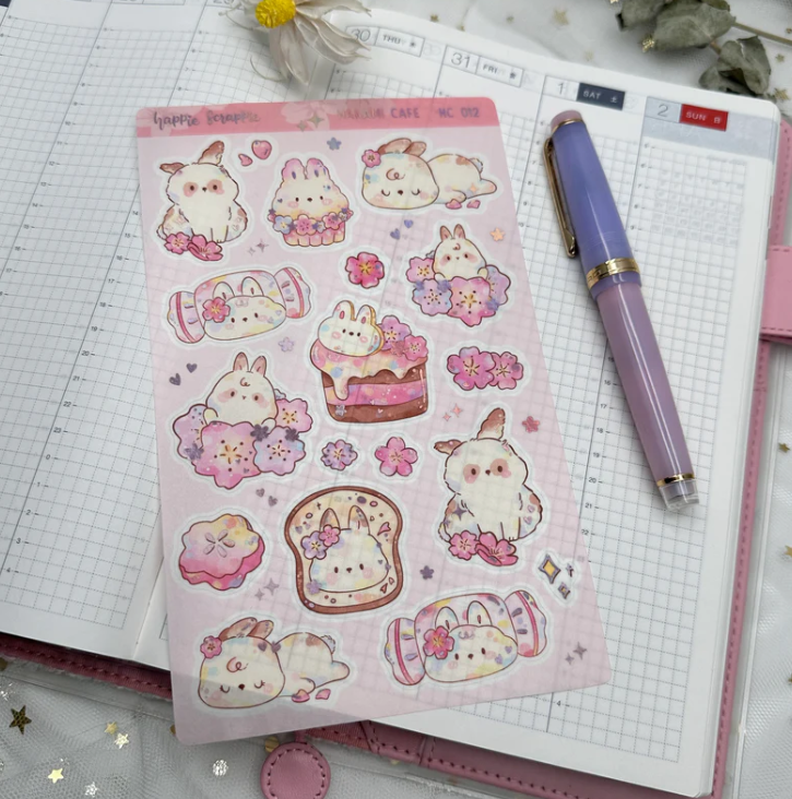 Hanami Cafe | Washi Sticker