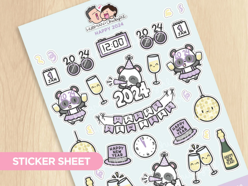 Happy 2024 | Sticker Sheet