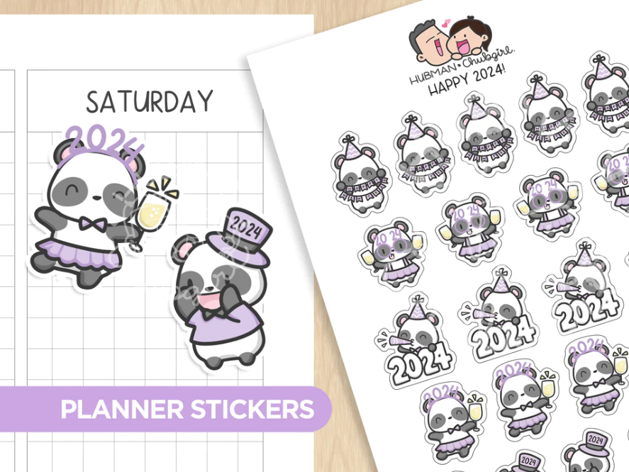 Happy 2024 | Sticker Sheet