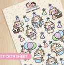 Happy Birthday 1 | Sticker Sheet
