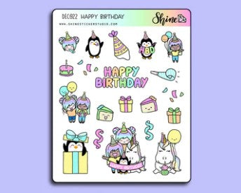 Happy Birthday | Sticker Sheet