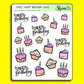 Happy Birthday | Sticker Sheet