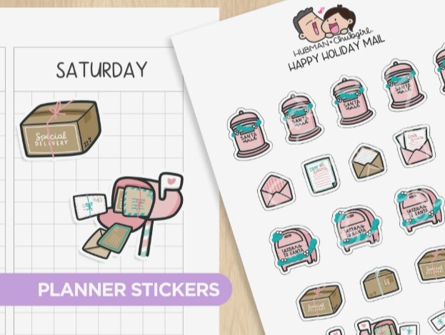 *PRESALE* Happy Holiday Mail | Sticker Sheet