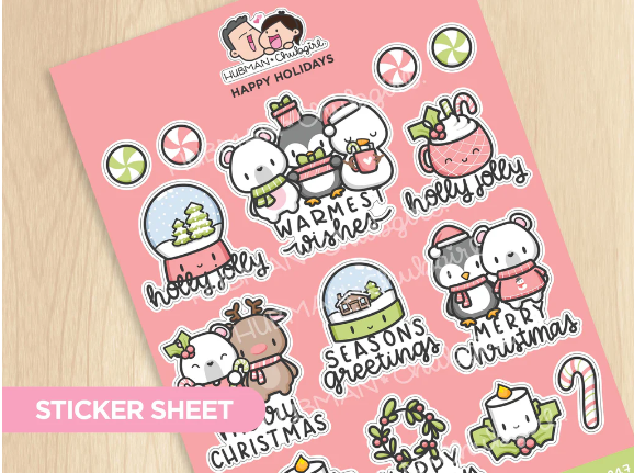 Happy Holidays | Sticker Sheet