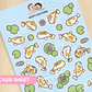 Happy Koi Pond | Big Sticker Sheet