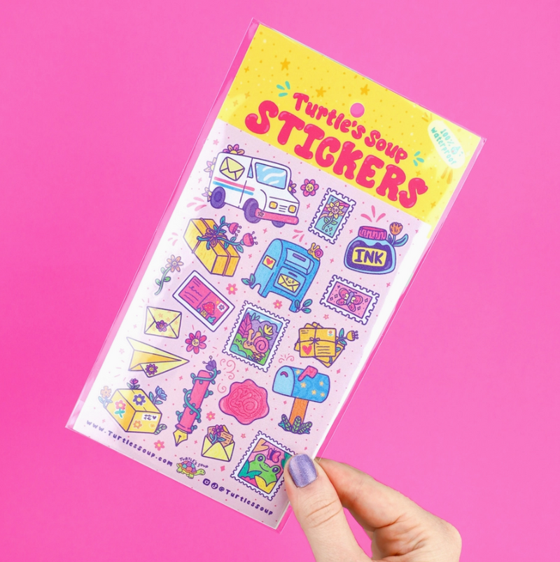 Happy Mail | Vinyl Sticker Sheet