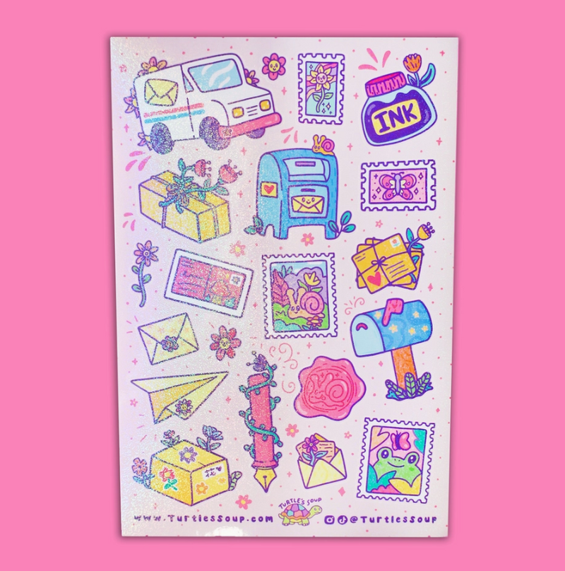 Happy Mail | Vinyl Sticker Sheet