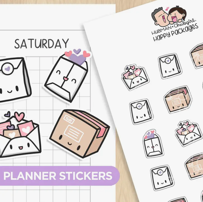 Happy Packages | Sticker Sheet