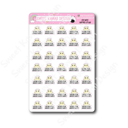 Kawaii Hatched a Plan | Sticker Sheet
