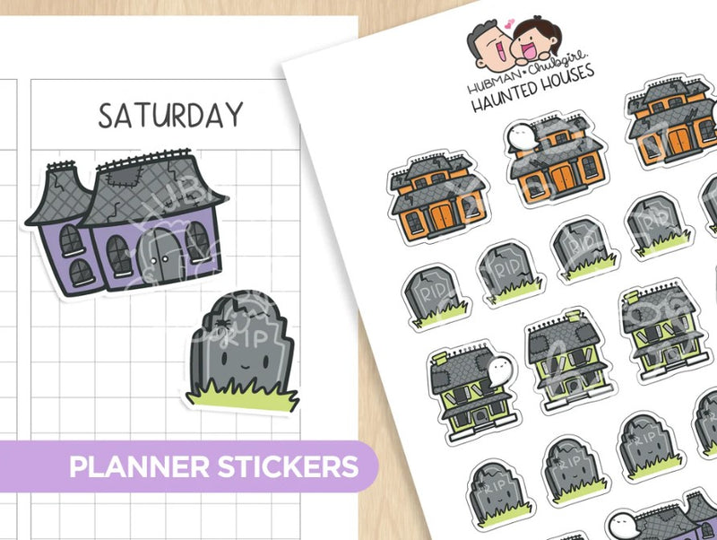 *PRESALE* Haunted Houses | Sticker Sheet