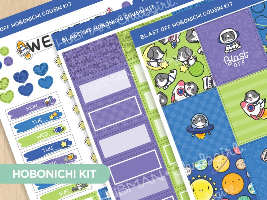 Blast Off | Hobonichi Cousin Weekly Kit
