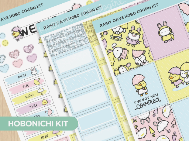 Rainy Days | Hobonichi Cousin Kit