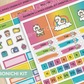 Rainbow Llama | Hobonichi Cousin MONTHLY Kit