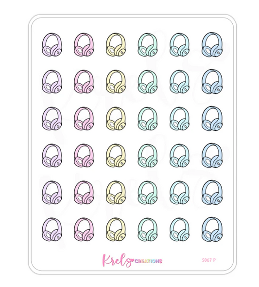 Headphones | Sticker Sheet