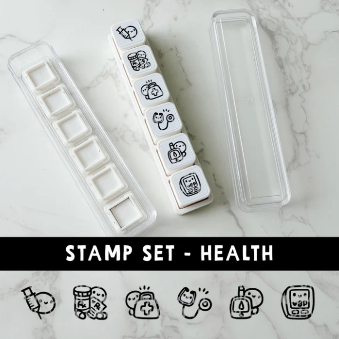 *PREORDER 6-IN-1 Punch Stamp - Health