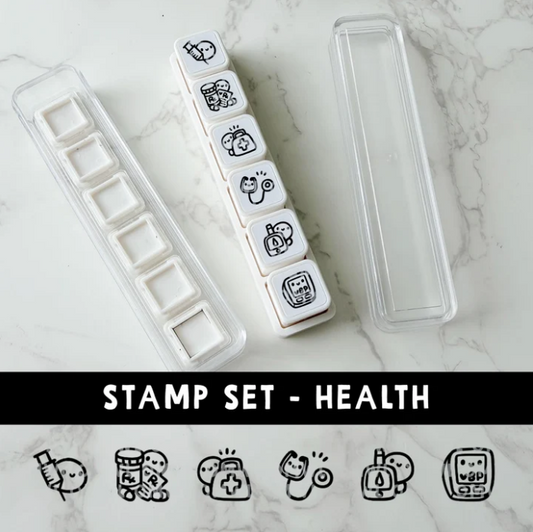 *PREORDER 6-IN-1 Punch Stamp - Health