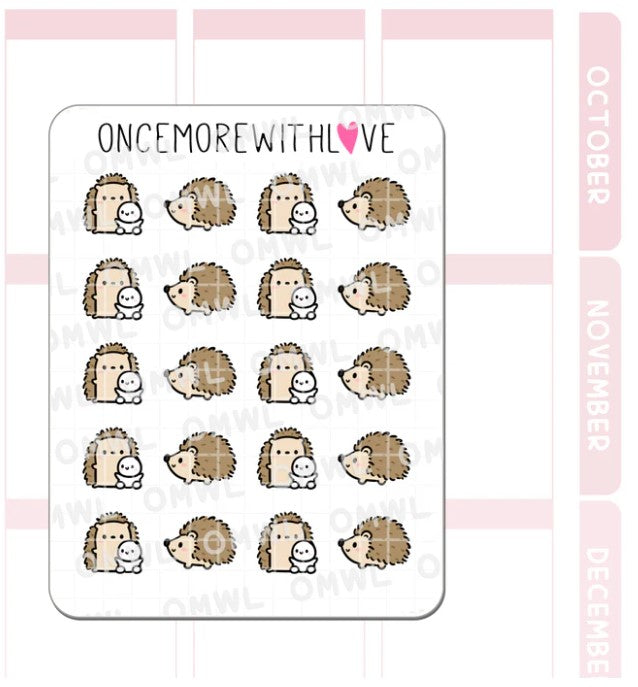 Hedgehogs | Sticker Sheet